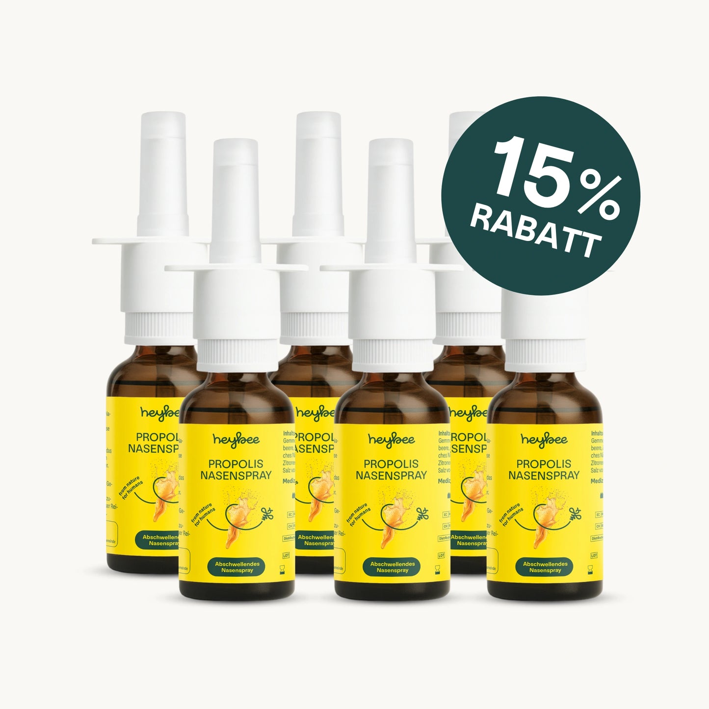 Propolis Nasenspray 6er-Pack - heybee