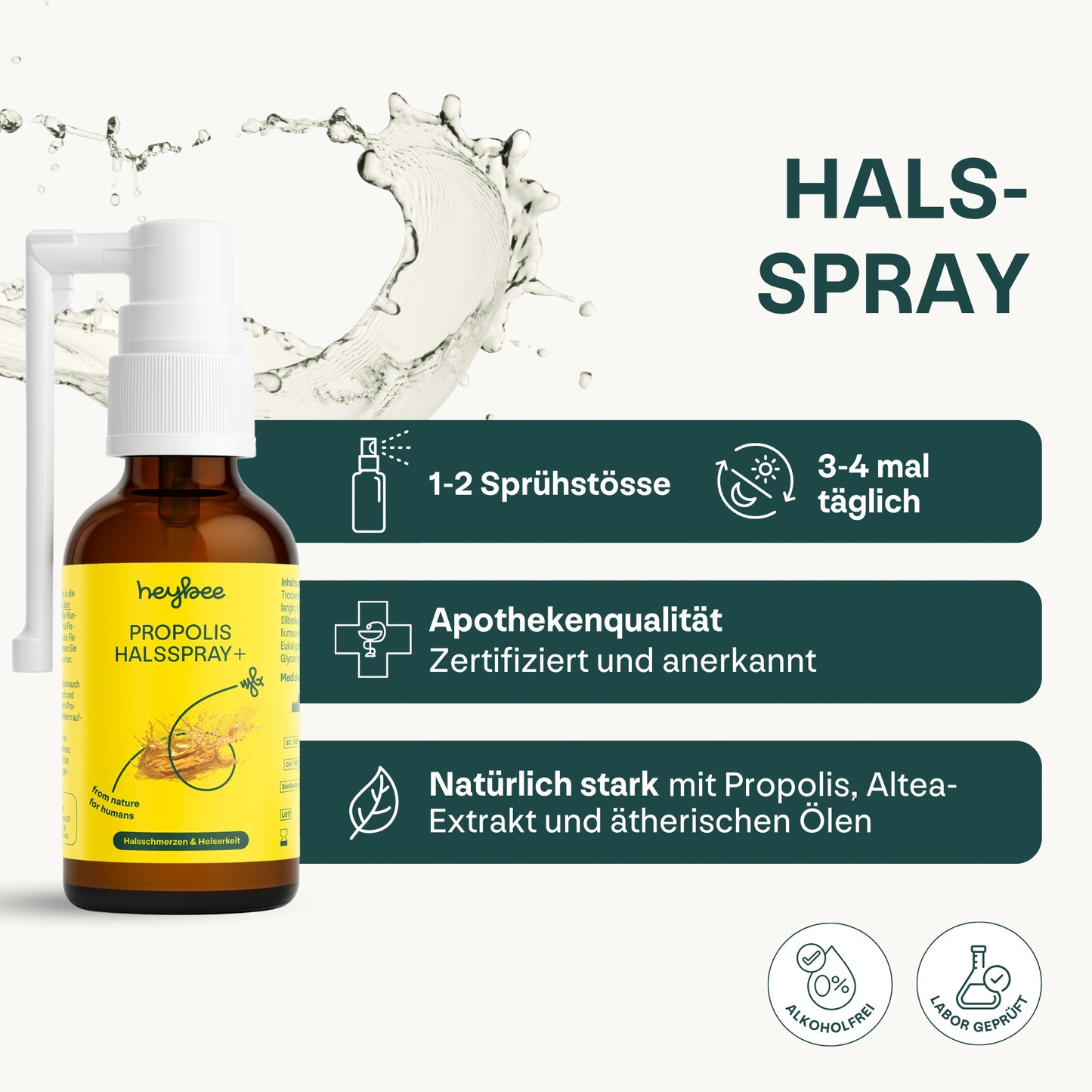 Propolis Halsspray+ - heybee