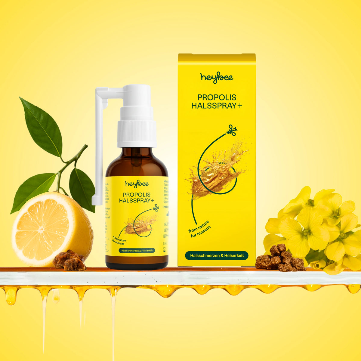 Propolis Halsspray+ - heybee