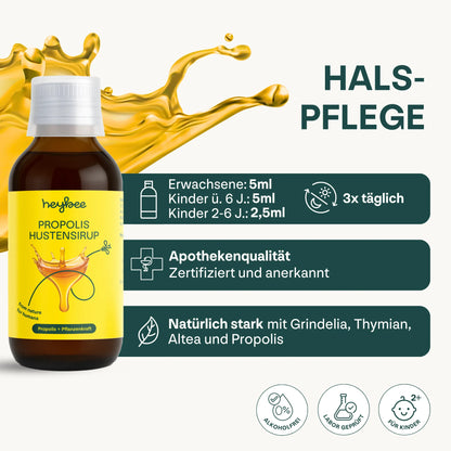 Propolis Hustensirup - heybee