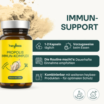 Propolis Immun-Komplex Anwendung - heybee