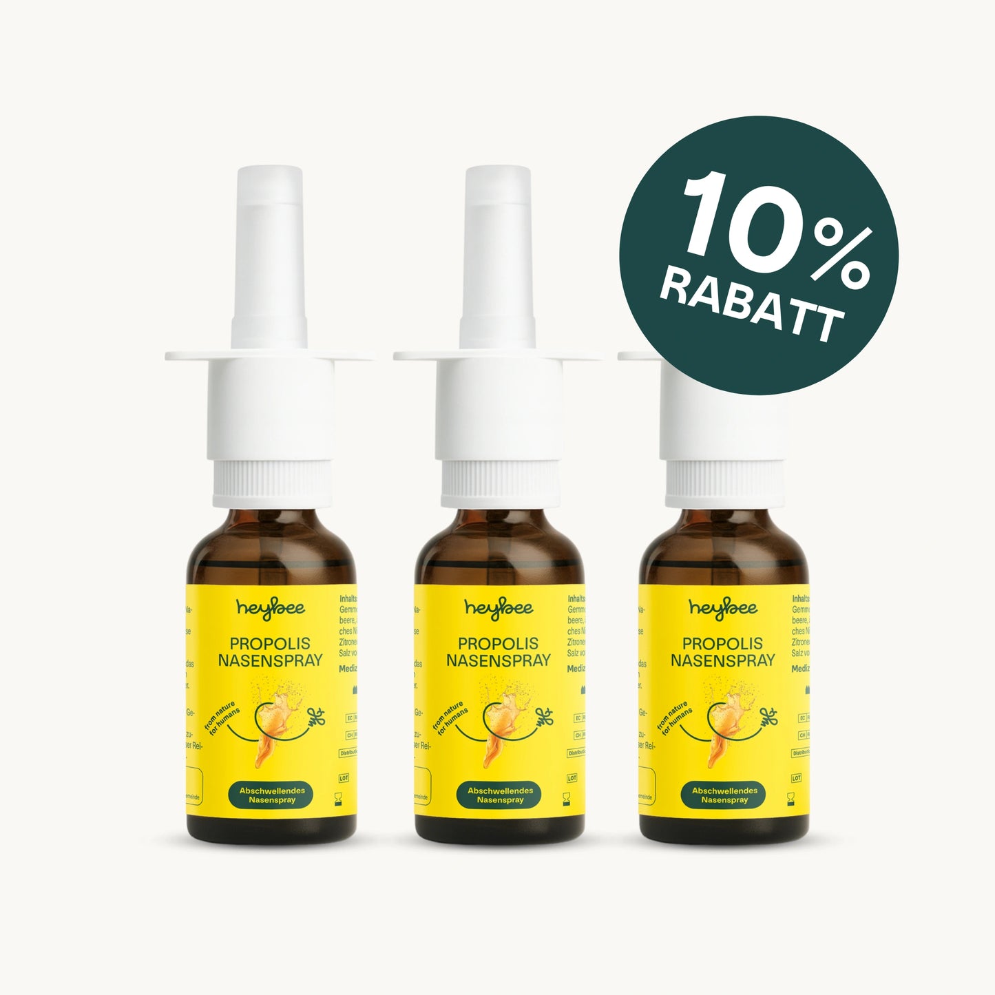 Propolis Nasenspray 3er-Pack - heybee