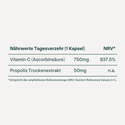 Vitamin C 750mg + Propolis