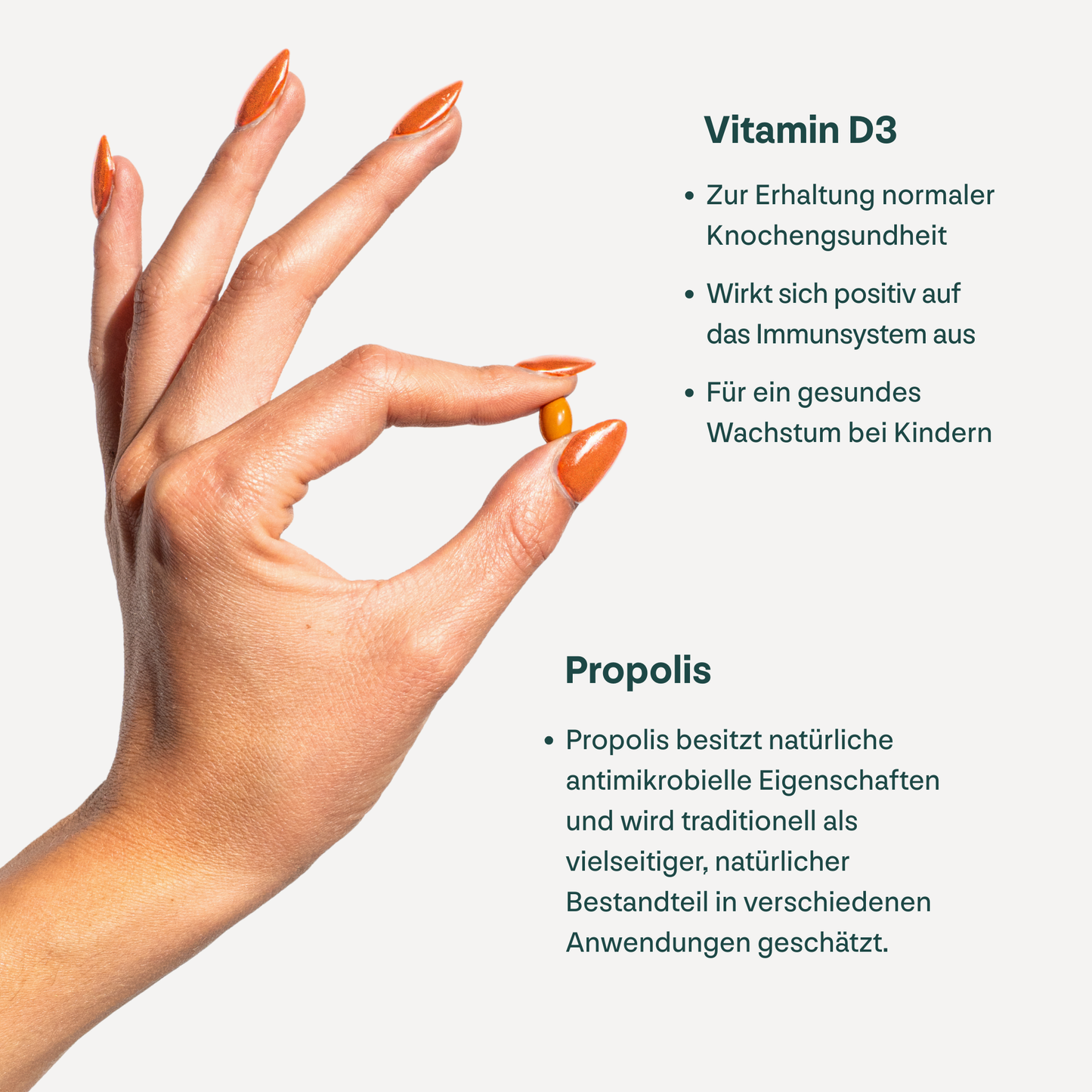heybee - Vitamin D3 700 IE mit Propolis