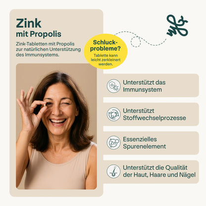 Zinc 5,3 mg + Propolis