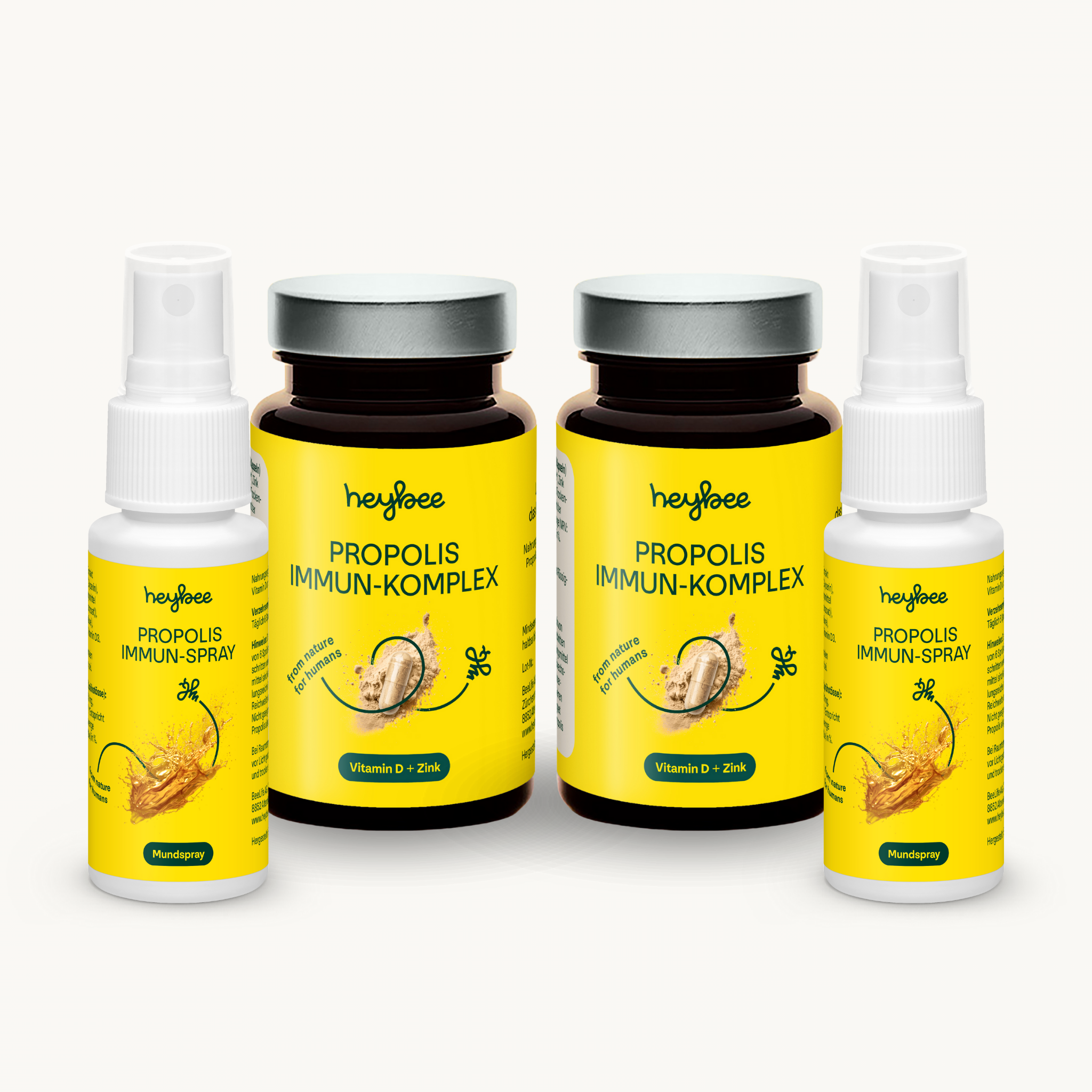 Heybee Metadesign Jetzt das Propolis Hals-Pflege & Immunsupport-Set kaufen | heybee